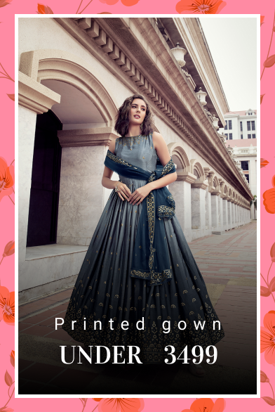 Printed Gown under 3499